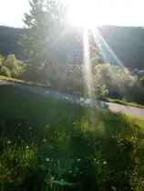 Durchbrechende Strahlen