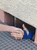 Sicherheit mithilfe einer Hand