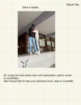 Blind in Gefahr